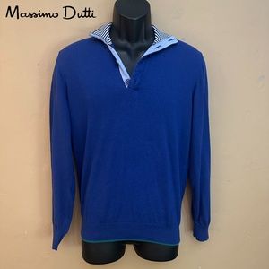 Massimo Dutti Cotton Silk Cashmere Sweater Medium Gently worn